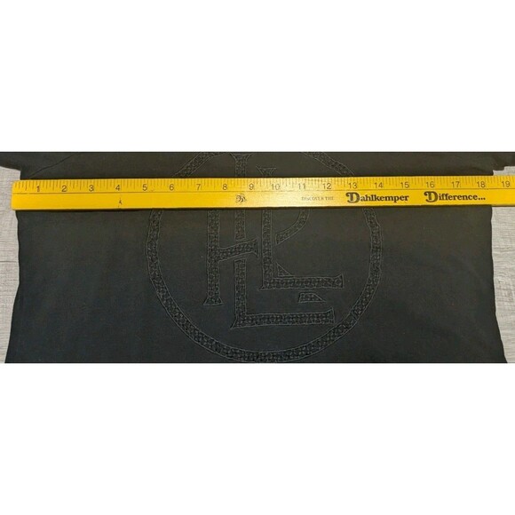 Lauren Ralph Lauren Long Sleeve T Shirt Embroidered Logo Women's Sz Large Black - Picture 7 of 8